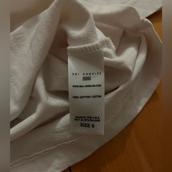 NWOT WOMANS SOL ANGLES PALM TEE - Picture 4 of 4